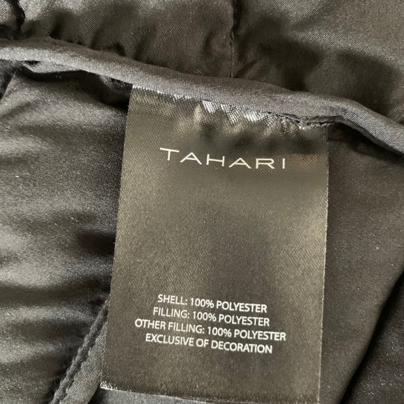 Tahari black puff jacket - Picture 9 of 9